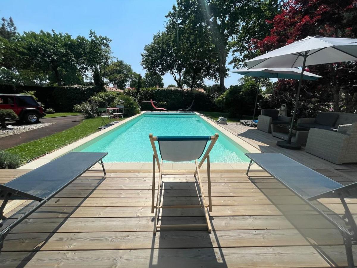 Villa Avec Piscine Andernos Les Bains Eksteriør bilde